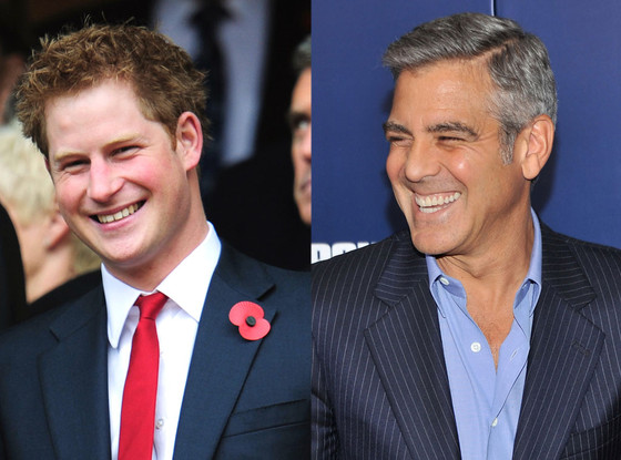 Prince Harry, George Clooney Prince Harry, George Clooney